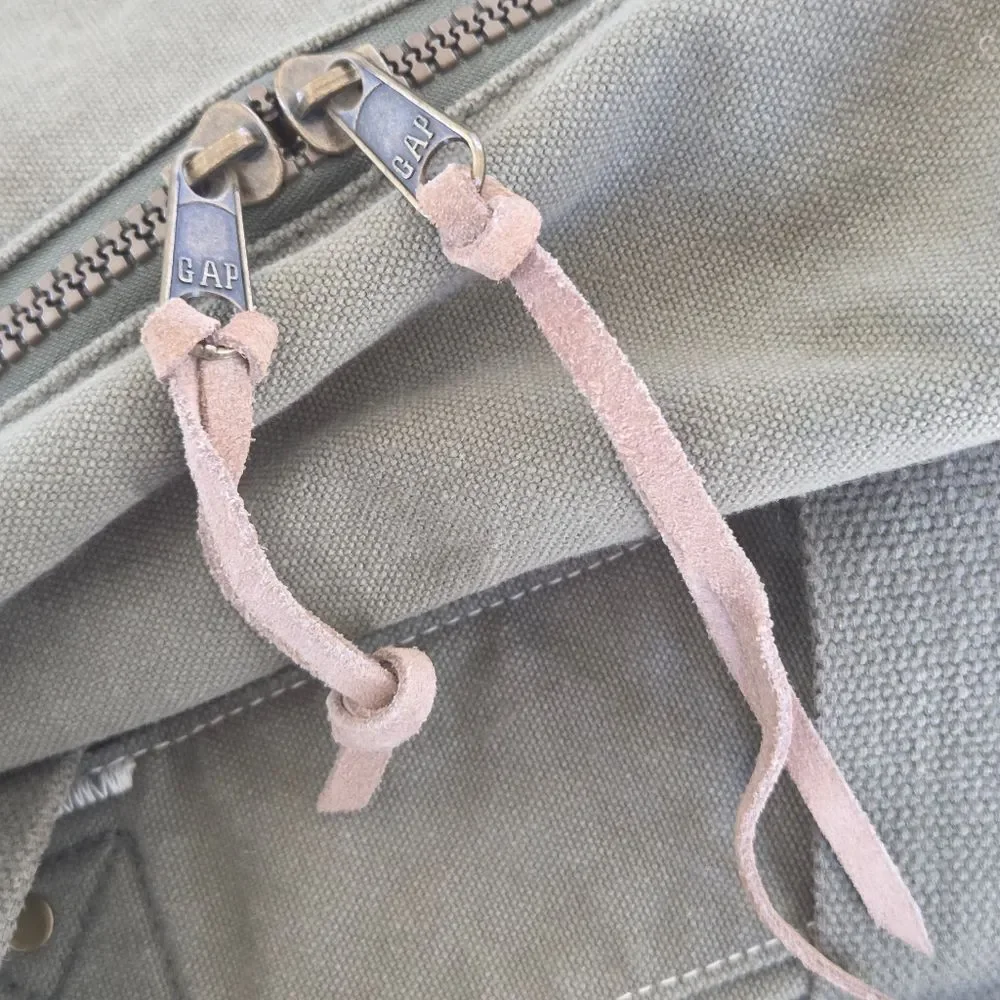 Vintage GAP DUFFEL BAG HUGE Shoulder Strap ODG Army Green Military Grunge